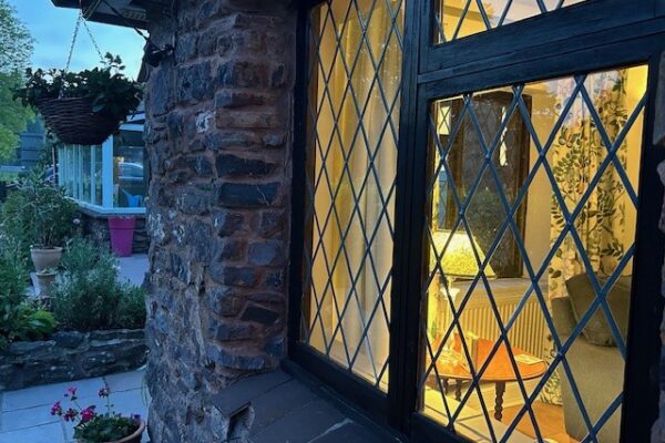 night time window - Sharpe Cottage, Wiveliscombe, Somerset
